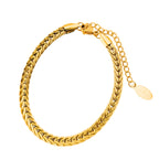 Gold Foxtail Rope Bracelet
