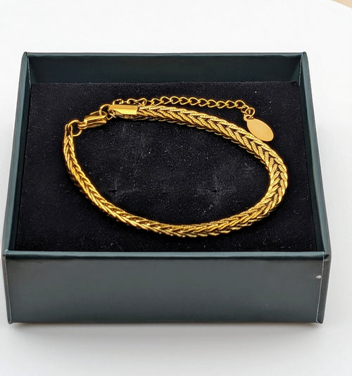 Gold Foxtail Rope Bracelet