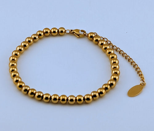 Golden Beads Bracelet