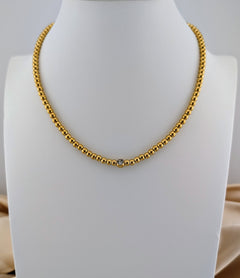 Golden Beads Necklace